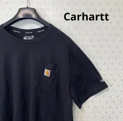 ☯️カーハート☯️メンズ☯️ポケット付半袖Tシャツ☯️ブラック☯️サイズXL