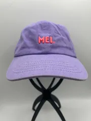 MEI メイ ロゴ 刺繡 ベースボールキャップ キャップ 帽子 パープル オレンジ フリーサイズ M-05のサムネイル