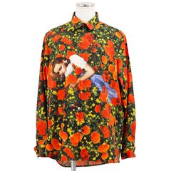 yohji yamamoto 18ss 椿とたばこ シルクシャツ 内田すずめ - メルカリ