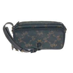 極美品☆ANNA SUI ウォールデコ柄 ショルダーバッグ バタフライ