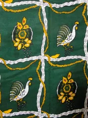 ⑨Ｇアフリカンプリント生地＊パーニュ＊キテンゲ＊アフリカンバティック＊アフリカ布