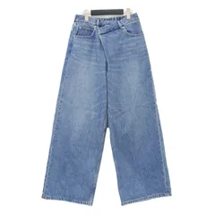 【美品】JOURNAL STANDARD LESSAGE ジャーナルスタンダード パンツ ブルー サイズ:38(M) | 25秋冬 12OZ デニム 5ポケット ギャザー パンツ / ワイド クロス コットン | 日本製【レディース】【中古】