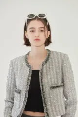 新品 HETHERMENT ツイード ジャケット