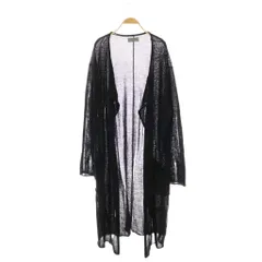 ヨウジヤマモトプールオム YOHJI YAMAMOTO POUR HOMME 23SS 7G5P PLATING カーディガン ニット ロング ダメージ加工 3 ブラック HZ-K78-984 /HK ■OSのサムネイル