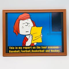 빈티지 캘린더 BOOK 포스터 땅콩[ 페퍼민트·파티 ] 1990's 액세서리 *당시물 오리지널 미국 수입 잡화 빈티지 잡지 어드버타이징 아트 프레임 레트로 ( AZ2029 )