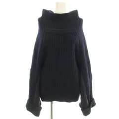 トーガ プルラ TOGA PULLA ニット ハイネック セーター リブニット 長袖 38 ネイビー 紺 TP42-XN209 /☆Gのサムネイル
