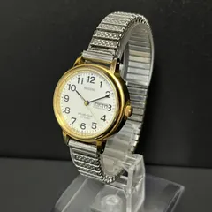 【稼動品】CITIZEN シチズン REGUNO レグノE001-R005856 ソーラー 白文字盤 デイデイト レディース 腕時計