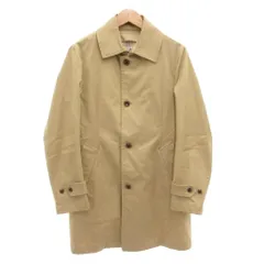 メンズメルローズ MEN'S MELROSE ステンカラーコート 3 ライナー付 サイドベルト ミドル ハーフ丈 ベージュ /AEのサムネイル