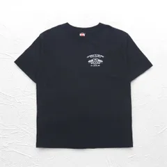 HARLEY DAVIDSON 00年代 USA製 ファイヤーパターン スカルプリント Tシャツ 2XL ブラック コットン ST LOUIS MO