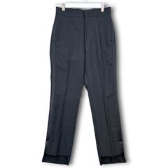 美品 Whim Gazette フロントスリットパンツ ブラック 38 - メルカリ