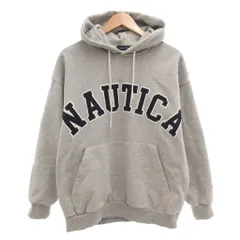 ノーティカ NAUTICA パーカー フーディ S プルオーバー 長袖 アーチロゴ グレー /AE