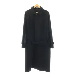 オーラリー AURALEE 25AW SUPER FINE WOOL MOSSER SOUTIEN COLLAR COAT ステンカラーコート 4 ブラック A24AC01WM /DF ■OSのサムネイル