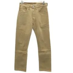 リーバイス Levi's 501 デニムパンツ ジーンズ ストレートパンツ ロング丈 31 ベージュ ボタンフライ /SY37 ■GY61