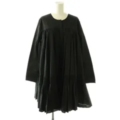 マリリンムーン Marilyn Moon TIERED DRESS ワンピース ギャザー 前開き ブラック /CX ■OSのサムネイル