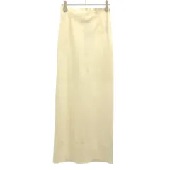 yo BIOTOP Lingerie ヨー ビオトープ ランジェリー Wool sheer tight skirt ウールタイトスカート EEC-42020 アイボリー 0のサムネイル