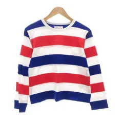 アニエスベー agnes b. Tシャツ カットソー 1 長袖 ボーダー トリコロール /AE