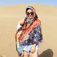 大判 ストール エスニック シフォン 赤 花柄 ボヘミアン アジアン