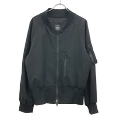 LIMI feu リミフゥ ウールギャバジンボンバージャケット LR-J23-103 ブラック Sのサムネイル