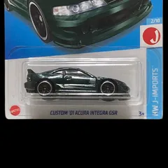 【ホットウィール】ホンダ インテグラ (2001・3代目／グリーン(緑)）【未開封・新古品／状態ランクA】 HW J-IMPORTSのサムネイル