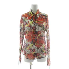 クリスチャンラクロワ CHRISTIAN LACROIX シャツ 42 赤 レッド マルチカラー 総柄 長袖 /PP ■GY60のサムネイル