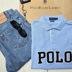 ポロ ラルフローレン PKシャツ 半袖 カラーTシャツ L M0235