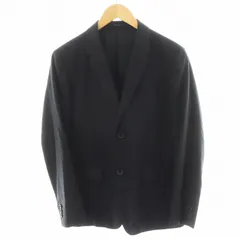 マーガレットハウエル MARGARET HOWELL FOX BROTHERS生地 テーラードジャケット シングル ウール S 黒 ブラック 579-120501 /AN40