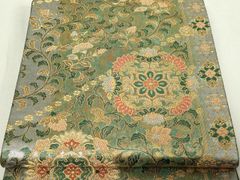 平和屋着物●訪問着　草花文　金彩　高島屋扱い　正絹　逸品　AABH8779ck 平和屋着物○訪問着 草花文 金彩 高島屋扱い 正絹 逸品 AABH8779ck