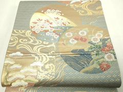 平和屋着物●訪問着　草花文　金彩　高島屋扱い　正絹　逸品　AABH8779ck 平和屋着物○訪問着 草花文 金彩 高島屋扱い 正絹 逸品 AABH8779ck