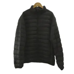 ユニクロ UNIQLO ウルトラライトダウンジャケット L ダークブラウン 無地 スタンドカラー 長袖 /SH ■ECA004