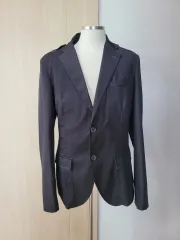 ZARA MAN(ザラマン) ダブルボタン 肩章 デニム ジャケット 100 ブラック