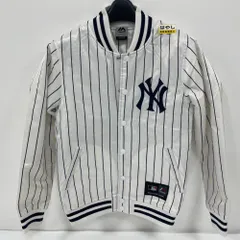 07w30054 Majestic ニューヨーク・ヤンキース スタジャン（サテンジャケット）Mサイズ 【中古品】