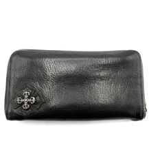 クロムハーツ CHROME HEARTS 【 2ZIP 】 2ジップ クロス ボタン レザー