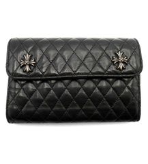 クロムハーツ CHROME HEARTS 【 2ZIP 】 2ジップ クロス ボタン レザー