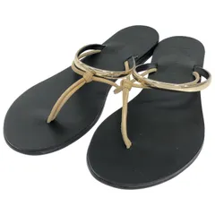 NICOLAS LAINAS (ニコラスライナス) TONGS トングサンダル  ブラック 37 (23.5cm)