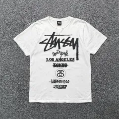 STUSSY WORLD TOUR TRIBE 白 COLOR 半袖T :)