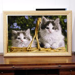 ペルシャのクラシックなアンティーク額入りタペストリーラグ