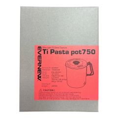 ☆新品未使用☆エバニュー Ti Pasta pot 1000 ECA54 ☆新品未使用☆エバニュー ポッド Ti Pasta pot 1000 ECA54の通販 by