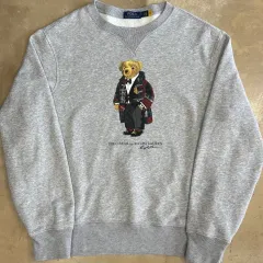 POLO RALPH LAUREN ポロベア Gray 起毛 スウェット L