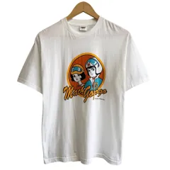 (デッドストック) 90's vintage ビンテージ BANPRESTO バンプレスト マッハGoGoGo アニメ キャラクター 半袖Tシャツ 白 FREE SIZE No.P381のサムネイル