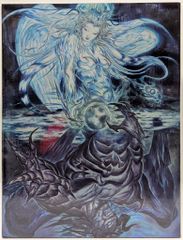 石野守一、【裸婦】、希少画集画、新品高級額・額装付、状態良好 石野守一、【裸婦】、希少画集画、新品高級額・額装付、状態良好