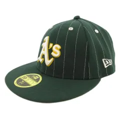 ニューエラ NEW ERA LP 59FIFTY MLB オークランドアスレチックス ベースボール キャップ 帽子 緑 グリーン 7 1/4