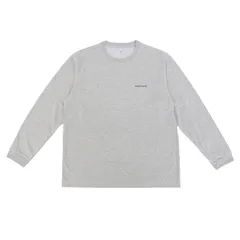 [モンベル] Tシャツ ロンT メンズ 長袖 ウイックロン ロングスリーブT UVカット 1114688 (ライトグレー(LGY) /L) [ライトグレー(LGY)] [L]