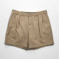 POLO RALPH LAUREN 90年代 ポロチノ 2タック ショートパンツ XL ベージュ メキシコ製