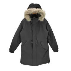 ザラ ZARA dnwr. フード ファー付き 中綿 パファー コート ウエスト ドローコード メンズ import：M 