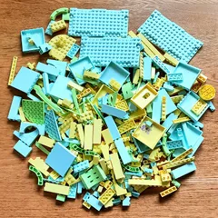 レゴ 正規品 中古 まとめ売り 約700g パステルカラー 大量 レゴブロック【管理番号：3621】