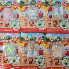 6種フルセット) ポロロ サプライズバッグ2 スイートプーさん ハットグ ぶんまん オランジ