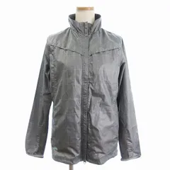 ニューバランス NEW BALANCE 美品 ウインドジャケット ランニング トレーニング ウェア 長袖 メッシュ NBW-11406W シルバーカラー M ■FF