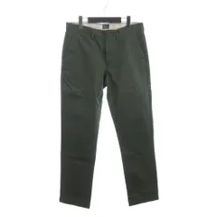 ジェイクルー J.CREW チノパンツ ロング スリム ジップフライ 緑 グリーン W31L32 ■GY35のサムネイル