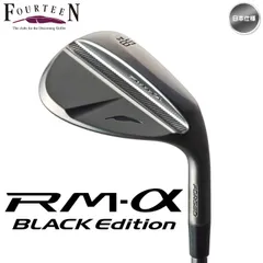 右用 フォーティーン RM-α ブラック エディション ウェッジ ニッケルクロムメッキ・ガンブラック仕上げ 日本仕様 FOURTEEN アールエム アルファ 新品 未使用