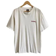 〜90's USA製 NO FEAR ノーフィアー メッセージプリント 両面プリント シングルステッチ 半袖Tシャツ 白 アイボリー XLサイズ No.P499のサムネイル